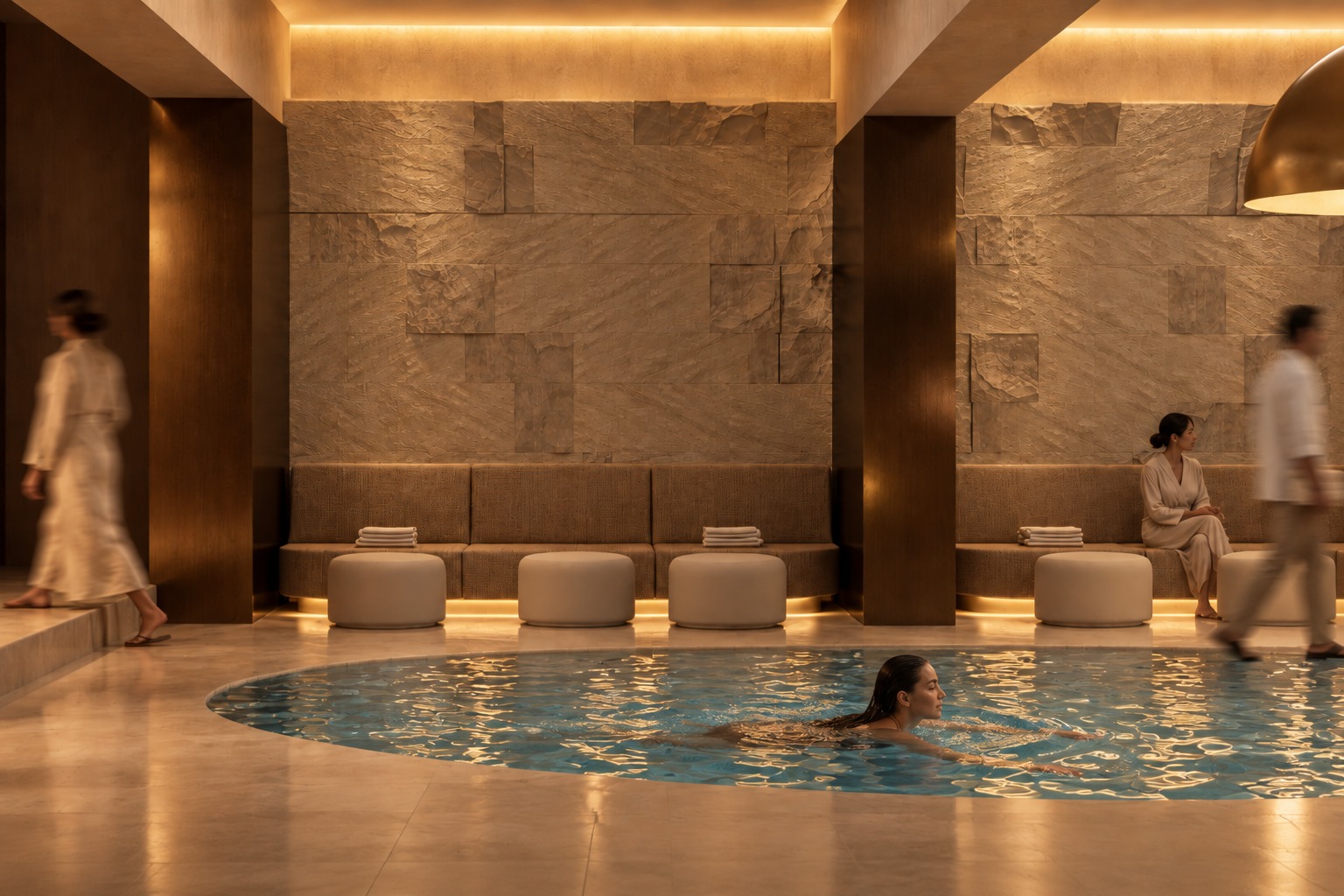 Spa & Wellness architectural rendering, view 3